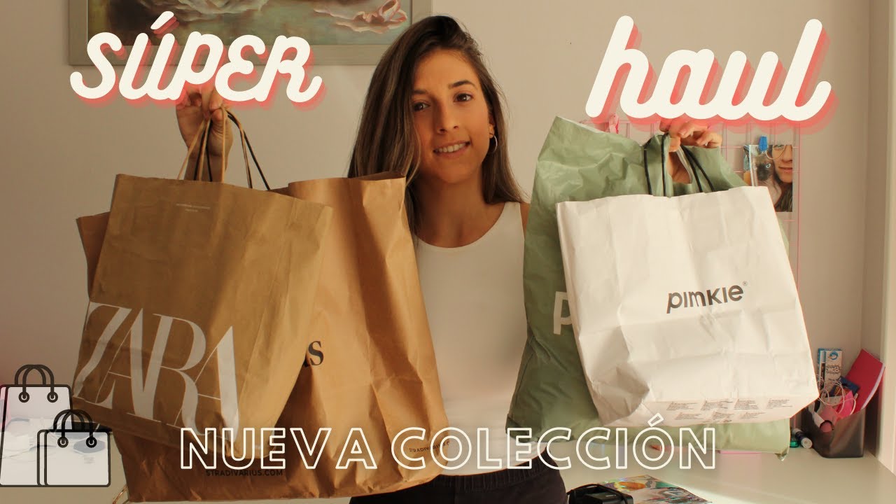 HAUL ZARA, STRADIVARIUS, PULL&BEAR, PIMKIE 🛍️| Paula Moon