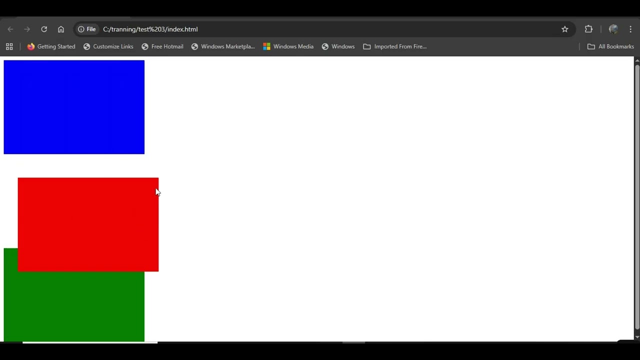 Position Static & Relative , Html , Css