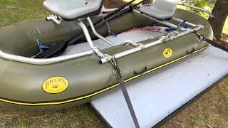 WaterMaster Bruin 2-3 Person Fishing Rafts // Floor Suspension System