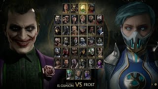 El Guasón Vs Frost Mortal kombat 11 #videojuegos #gameplays