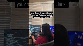 Life is short, Learn Linux! #linux #techgirl #linuxdistribution #tech #fyp #archlinux