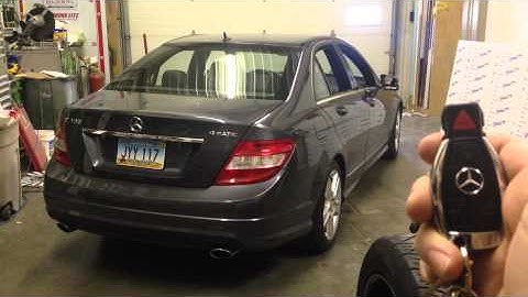 2010 Mercedes Benz C-Class remote start using factory key fob with iDatalink remote starter