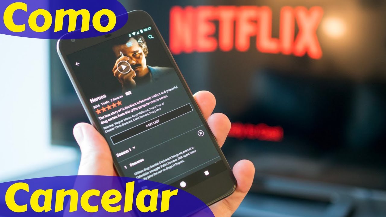 CANCELAR NETFLIX → Cancelar por Telefone, Por Celular, por Tablet