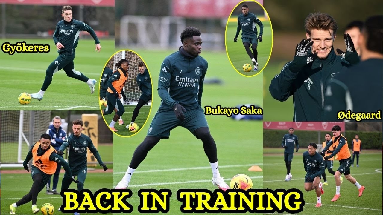 🔥TRAINING INSIDER: Ødegaard, No Saka, Trossard & Gyökers✅Arsenal RESUME Training for Brentford Clash