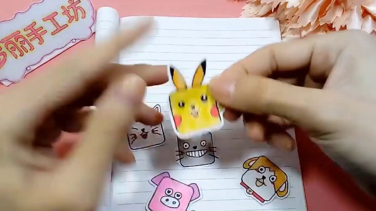 How to make Stickers without Sticker Paper DIY paper crafts Easy Origami step by step