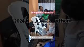 Django Girls Abraka 2024 Workshop. Python Session after #html and #css. #python #django #djangogirls