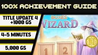 Boxes Wizard Title Update 4 100% Achievement Walkthrough * 1000GS in 4-5 Minutes *