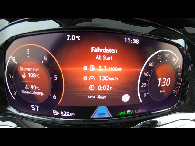 VW Golf 8 (Variant) - Ambientebeleuchtung und Displayfarbe ändern 