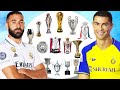 Cristiano Ronaldo Vs Karim Benzema Total trophies