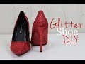 DIY Glitter Shoes | The Design Diary