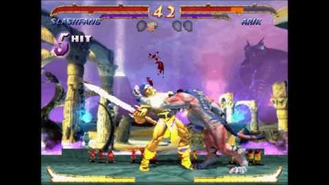 Primal Rage 2 Slashfang Combos