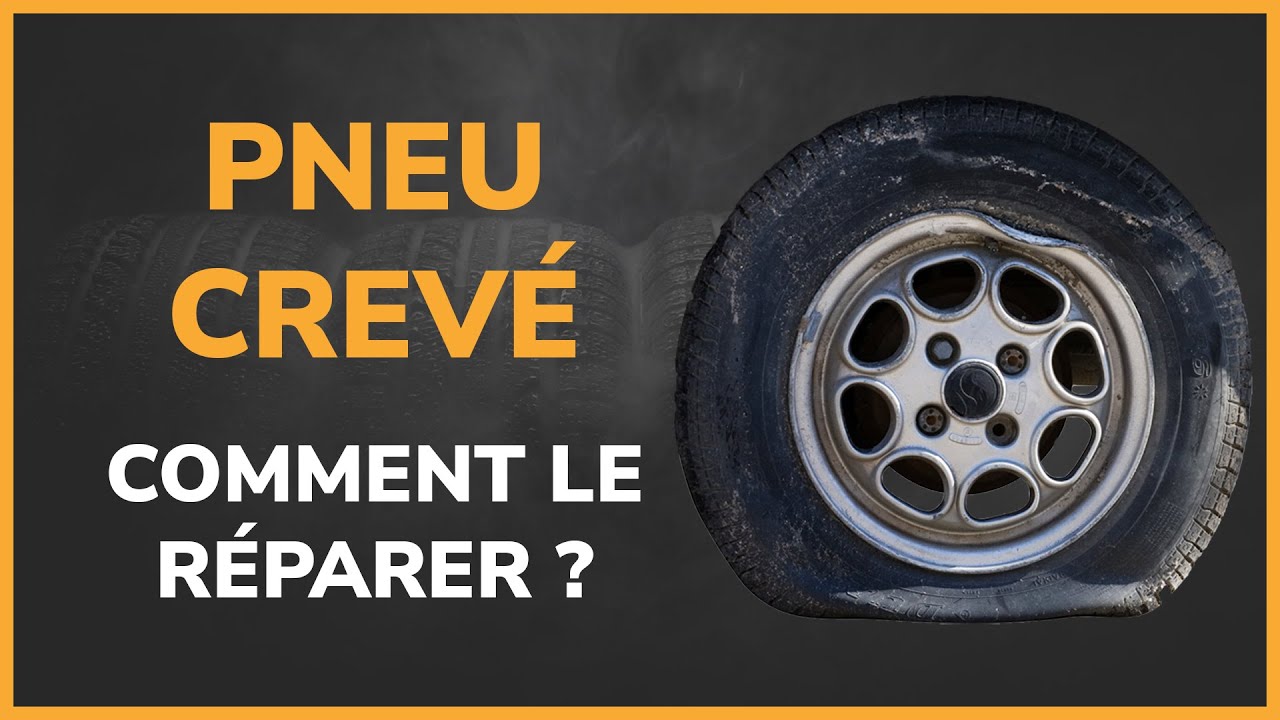 Comment réparer un pneu crevé ?