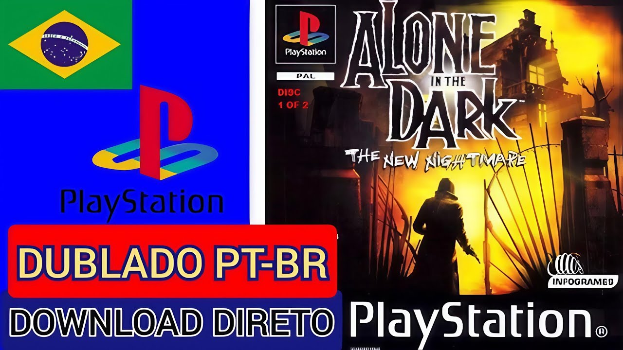Alone in the Dark - The New Nightmare Dublado PT-BR - PS1 - YouTube