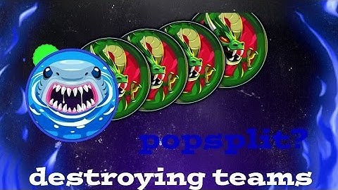 AMAZING DESTROYING TEAMS IN BLOB || CRAZY MODE || POPSPLITS AND MORE