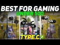TOP 3 BEST TYPE C GAMING EARPHONES UNDER 500 🔥 WIRED TYPE C EARPHONES FOR GAMING UNDER 500 RS