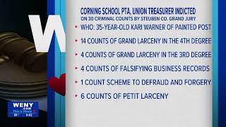 Grand Jury indicts former Corning School PTA, Union Treasurer for Grand Larceny
