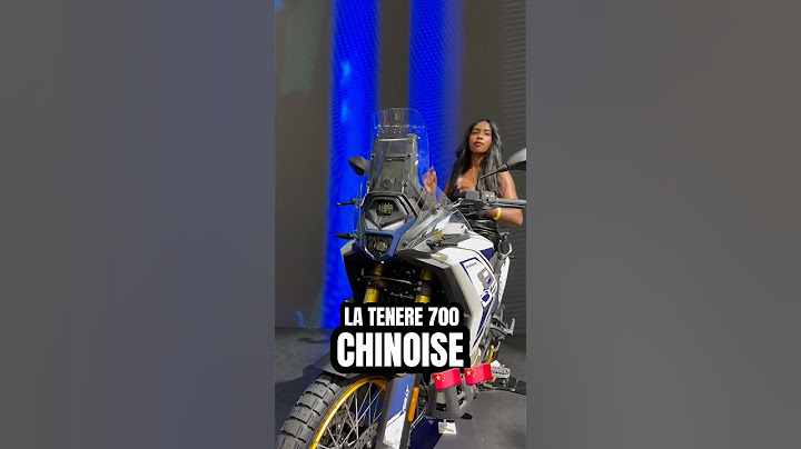 CHINOISE 2000€ - CHER QU’UNE TENERE 700 🇨🇳🇯🇵🔥 #motos #vogue #yamaha #tenere700