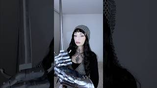 Ootd to enter Ww3 😬 #chainmail #medievalcore #castlecore #goth