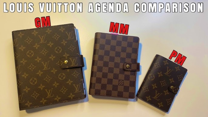 Louis Vuitton Medium Ring Agenda Monogram VS Damier Ebene Comparison 