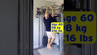 Pull Ups Age 60 #fitness #fitnessjourney #strengthtraining