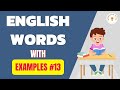 English Words With Examples | English Vocabulary Words with Meaning | Lesson 13 ✔