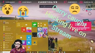 Carry live stream pubg//carry livestream setup//funny moments//funny highlights//caught hacking