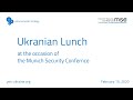 4th Ukrainian Lunch “Ukraine – Moving Ahead” [Original sound]