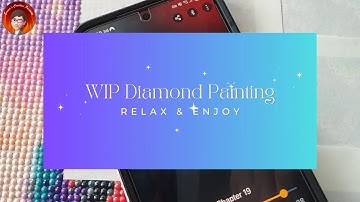 WIP - Robin Part 7 Relaxing, ASMR, No Talking, Real Time - Diamond Painting