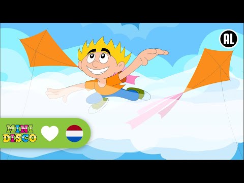 Kinderliedjes | VLIEGERLIED | Tekenfilm | Minidisco | DD Company