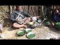 Eating Nepali food    Shepherd food in Nepal ll Shepherd life ll Village life In Nepal ll