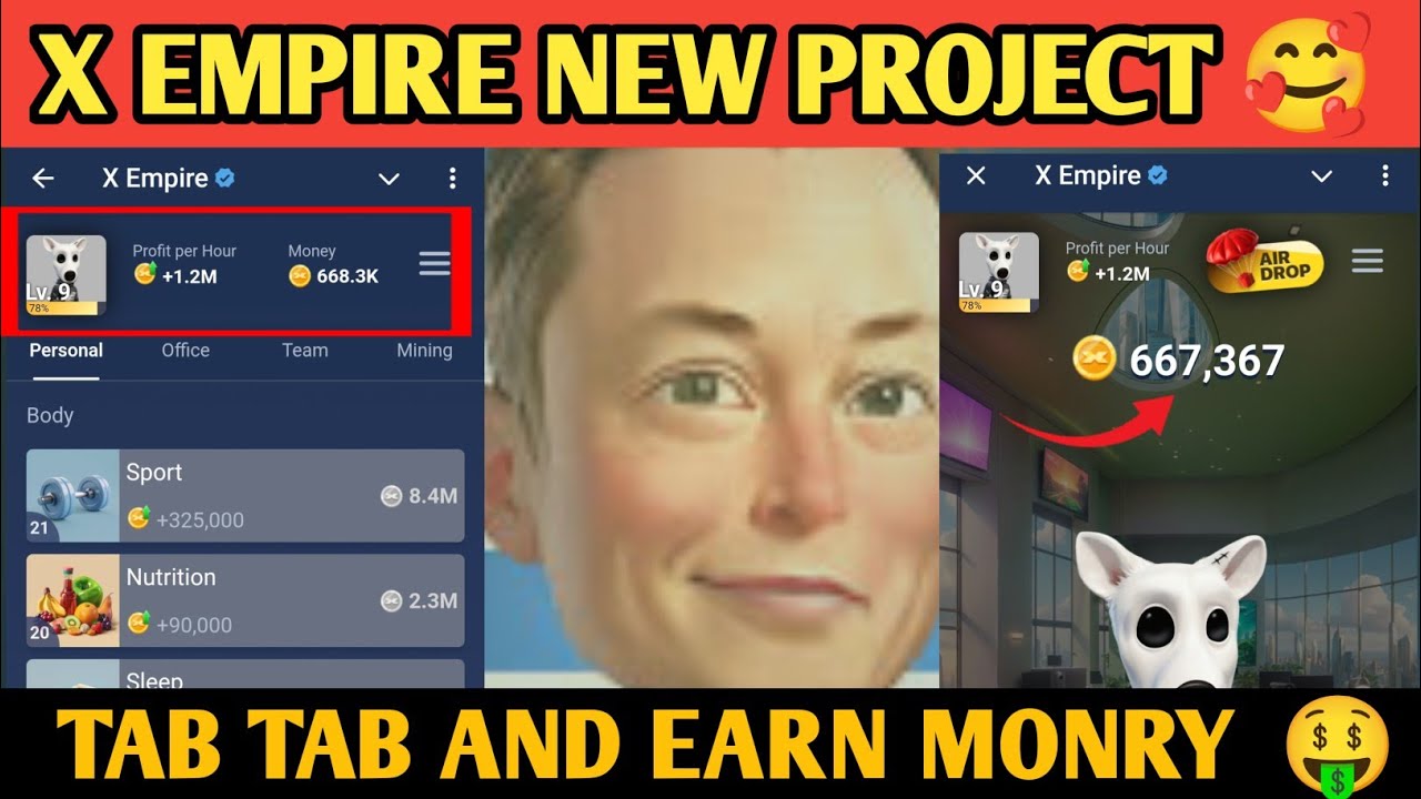 X EMPIRE NEW MINNING PROJECT HINDI TUTORIAL | X EMPIRE AIRDROP LAUNCHED | FREE EARNING MONEY | FREE