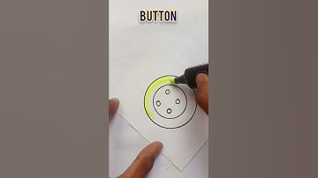 Button drawing | How to draw a Button #shorts