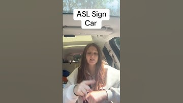Learn How To Sign "Car" in ASL for Beginners | American Sign Language #shorts