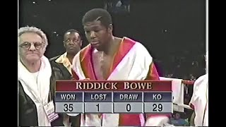 Riddick Bowe vs Herbie Hide