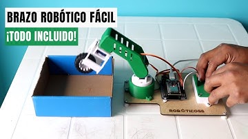 Brazo Robótico con ESP32: ¿EL PROYECTO MÁS FÁCIL para iniciar en robótica?