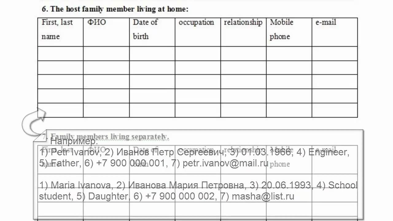 how to complete afs host family application form youtube form host
