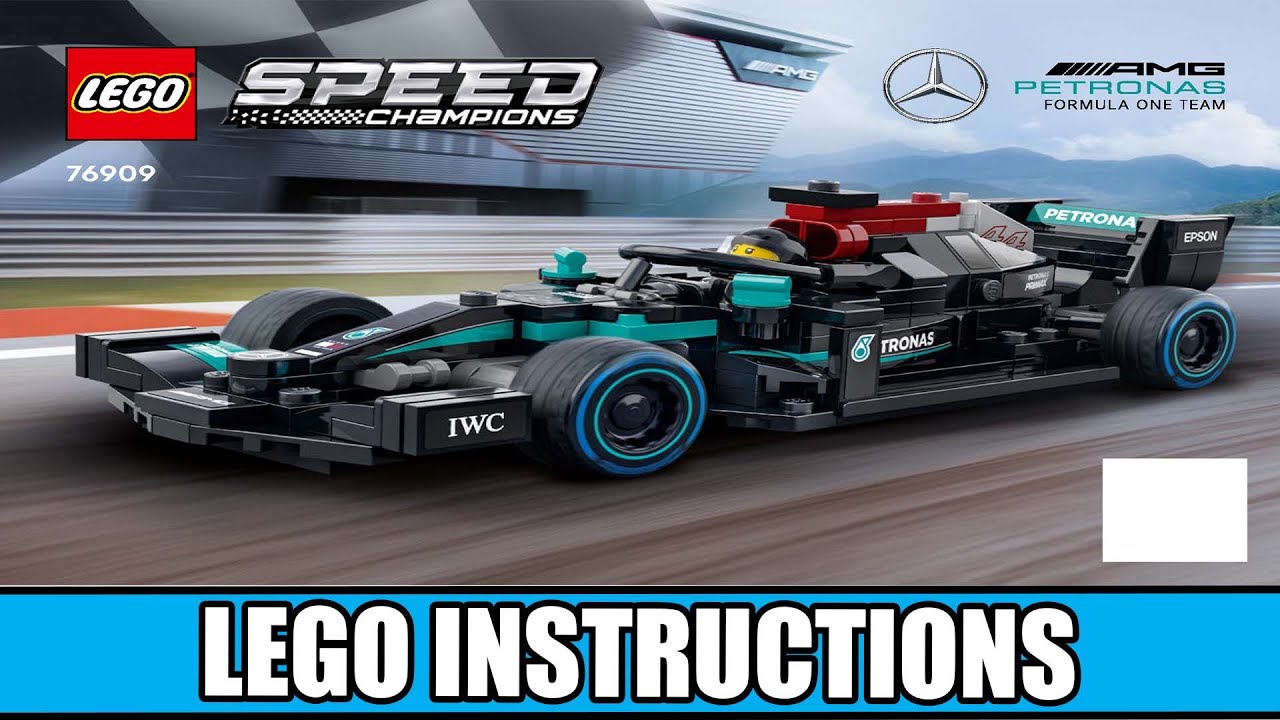 Speed Champions - Mercedes-AMG F1 W12 E Performance LEGO instructions