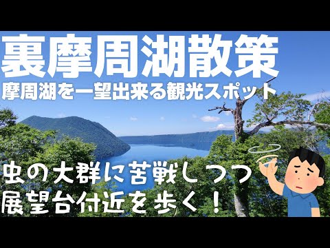 北海道 清里町 裏摩周展望台 を散策 「摩周湖を一望出来る観光スポット。しかし虫の大群に大苦戦!」