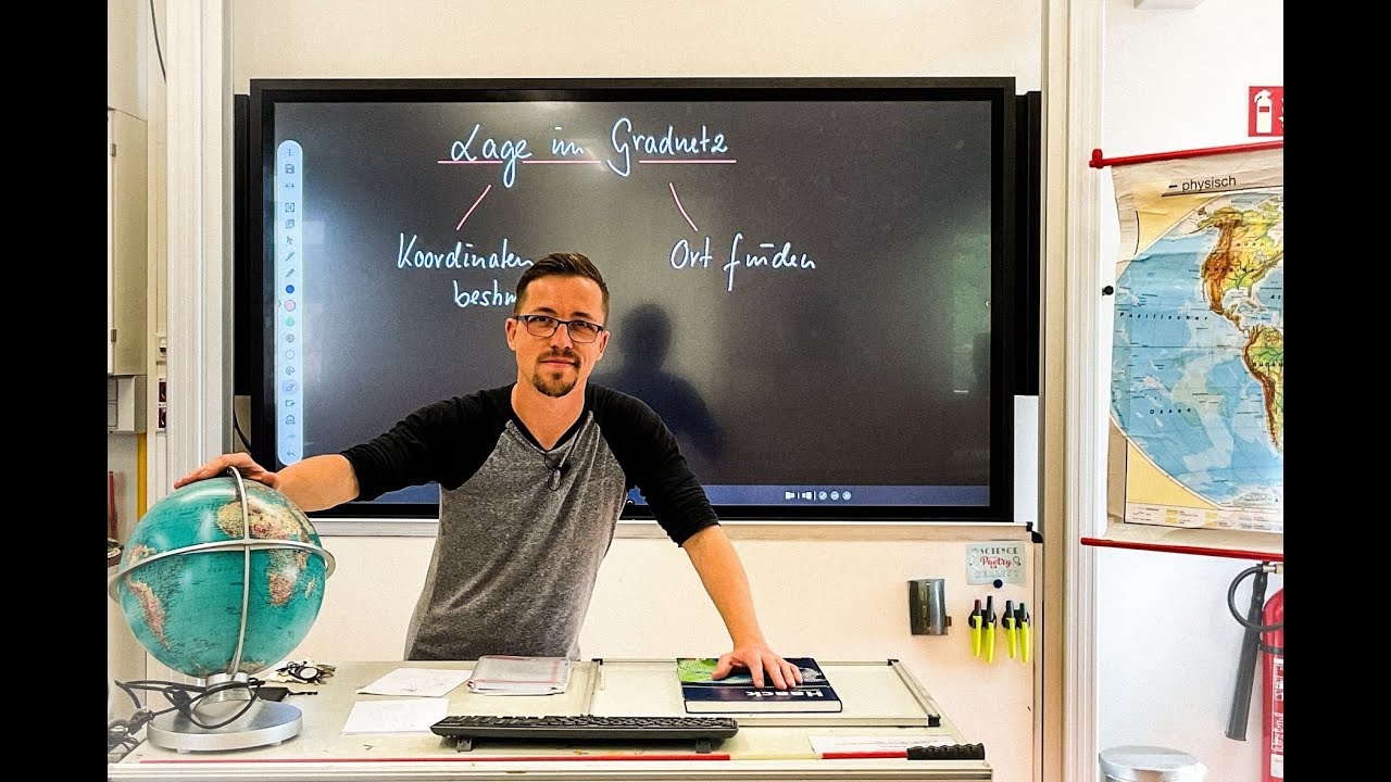 Lage im Gradnetz - Koordinaten bestimmen und Orte finden