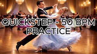 Quickstep Practice Music 50 BPM – Playful Swing Control | Slow Ballroom Training