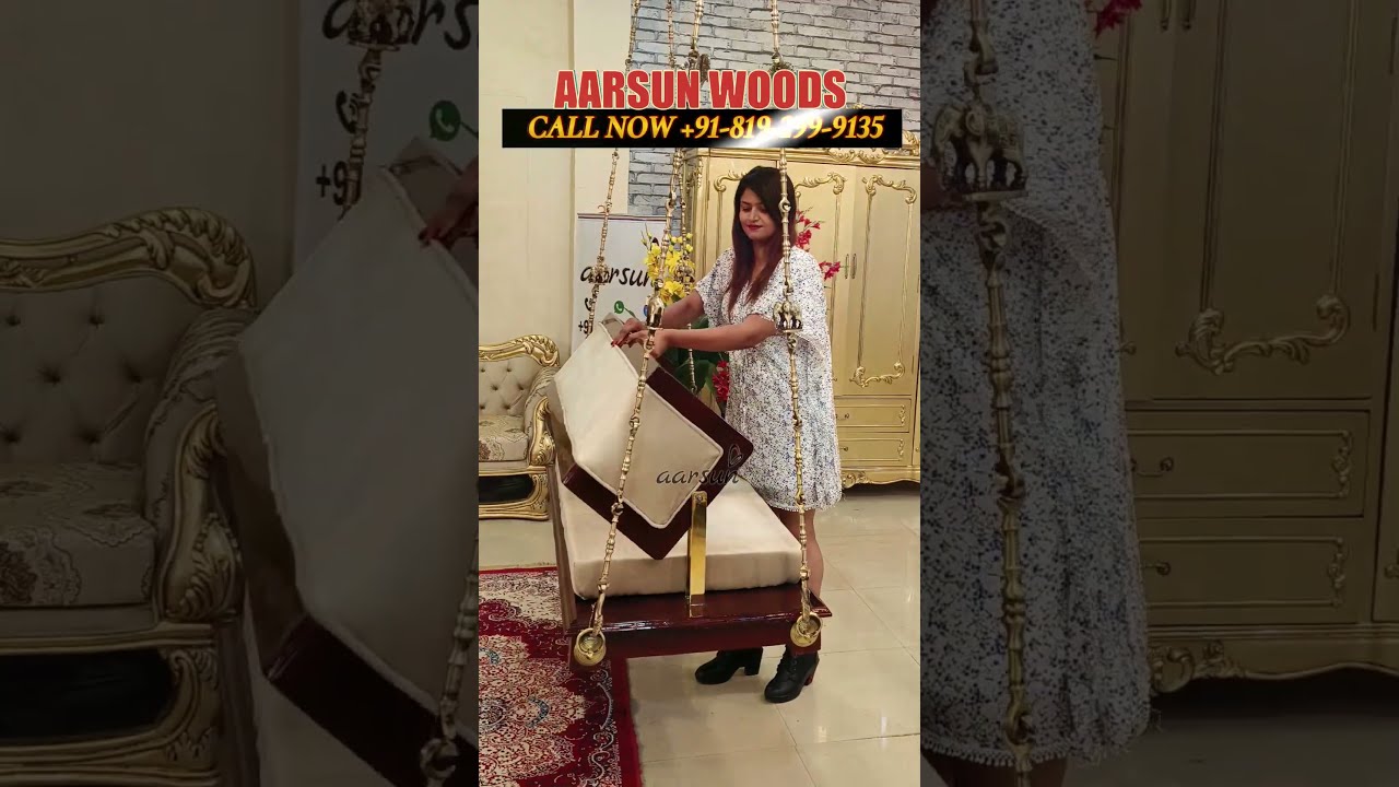 Heavy Brass Chain + Reversible Swing = Ultimate Home Décor! 💯 