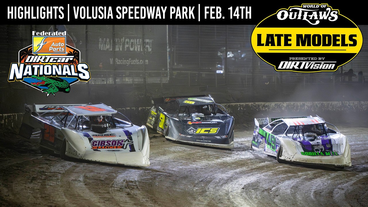 World of Outlaws Late Model Series | Volusia Speedway Park | February 14, 2026 | HIGHLIGHTS