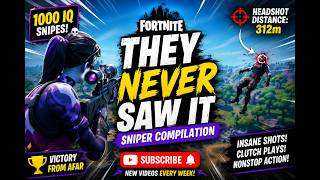 Fortnite Sniper Compilation 🎯 Each Shot Gets More INSANE! (Nasty Headshots & Clutch Eliminations)
