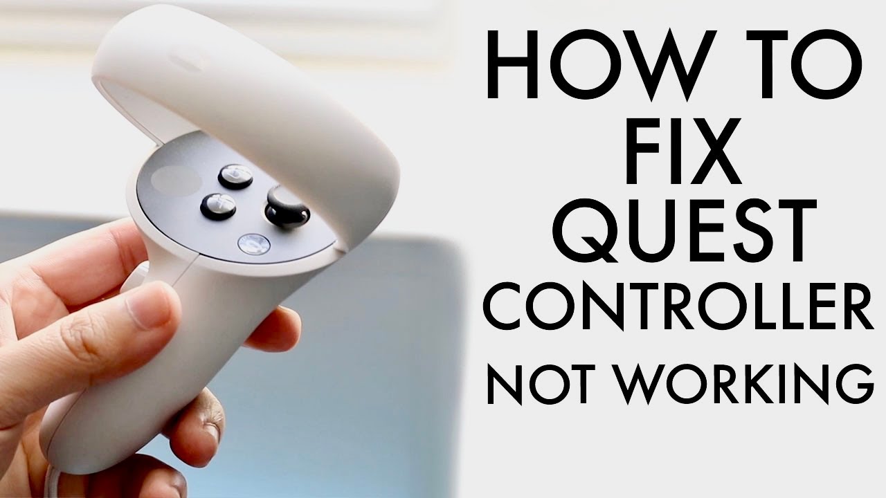How To FIX Oculus Quest 2 Controller Not Working! (2022) - YouTube
