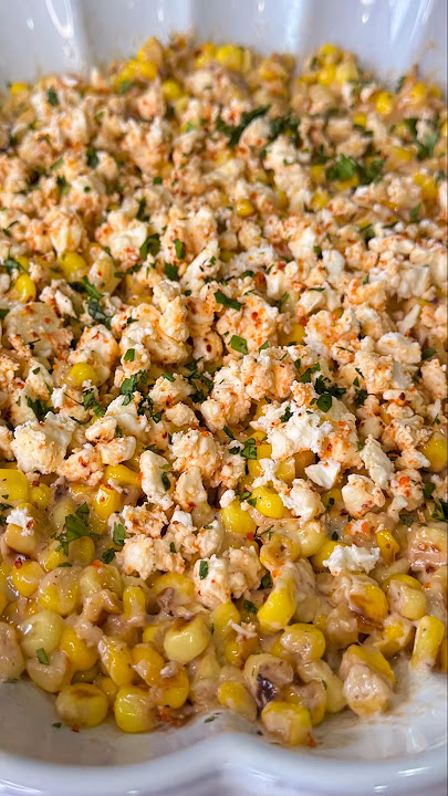 How to make Mexican Street Corn Elote Dip #shorts