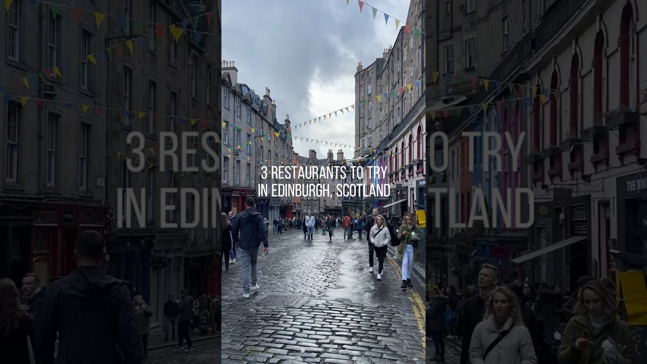 3 MUST-TRY Restaurants in Edinburgh 🏴󠁧󠁢󠁳󠁣󠁴󠁿 