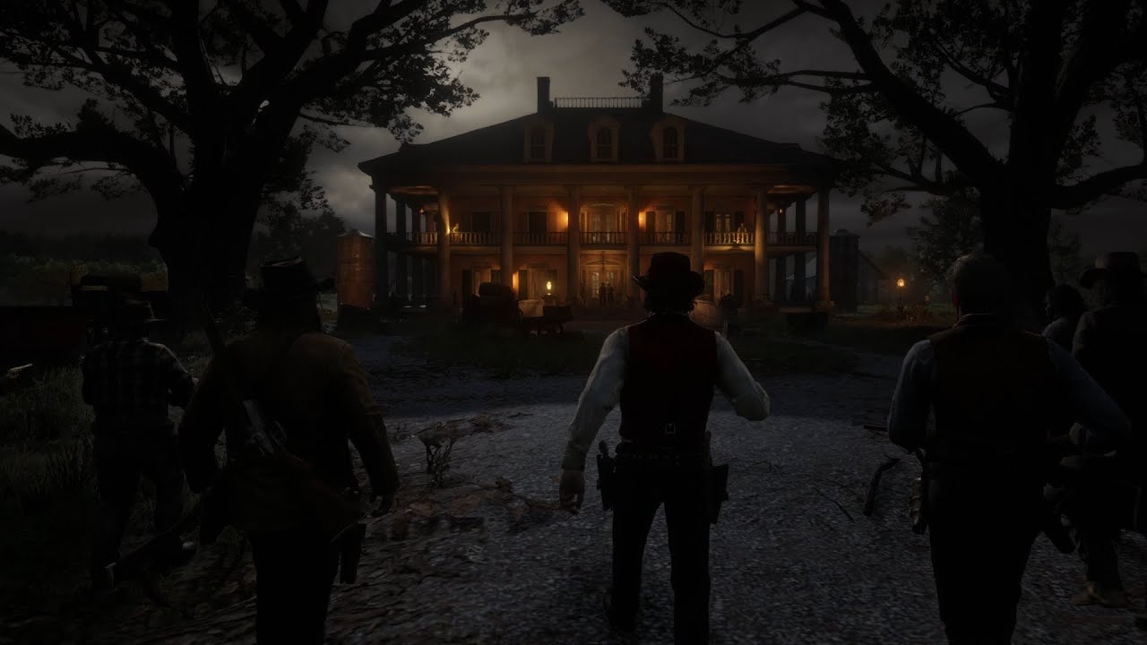 Arthur and his Gang Burns Braithwaite House | RDR2 - YouTube