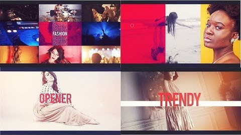 Modern Dynamic Opener After Effects Templates