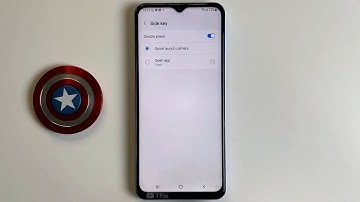 Double press Side key Quick launch camera on Samsung A13 Android 12
