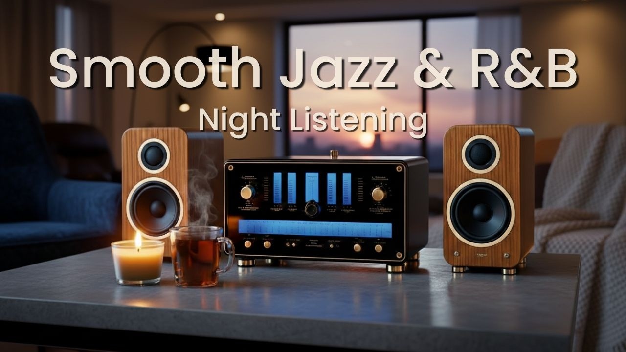 Smooth Jazz & Soul R&B – Cozy Sax & Guitar for Night Listening